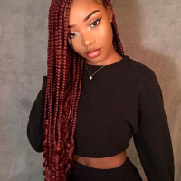 Cute Small Box Braids Hairstyles