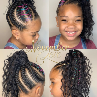 Ponytail Box Braids Ponytail Black Kids Braids Hairstyles Pictures