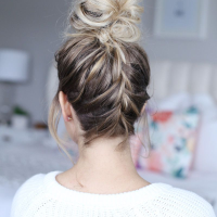 Braided Top Knot Hairstyle