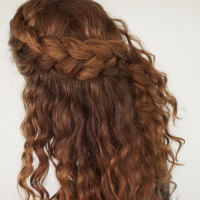 Half Up Hairstyles For Curly Hair