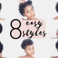 Cute Natural Hairstyles 4c