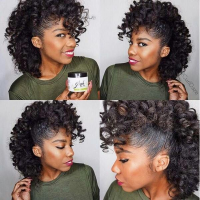 Short Natural Hairstyles With Flexi Rods