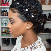 Wedding Hairstyles For Natural Kinky Hair