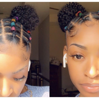 Easy Rubber Band Hairstyles For Black Kids