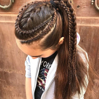 Braided Hairstyles For Girls White