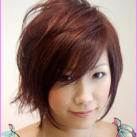 Korean Short Hair Round Face