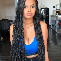 Black Goddess Braids Hairstyles