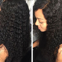 Wet And Curly Weave Hairstyles