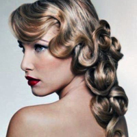 Long 1920s Curly Hairstyles