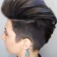 Long Faux Hawk Hairstyle