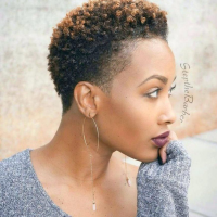 Natural Short Hairstyles 4c