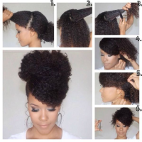 Black Curly Hairstyles For Wedding