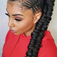 African American Ponytail Hairstyles Black Woman