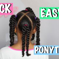 Ponytail Cute Hairstyles For Little Black Girls