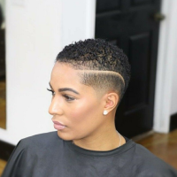 Undercut Natural Hair Cuts Undercut Short Hairstyles For Black Women