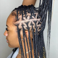 Triangle Braids Hairstyles 2020