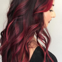 Red And Black Hairstyles