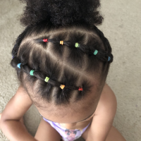 Black Toddler Hairstyles With Rubber Bands