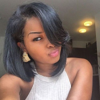 Short Flat Hairstyles For Black Women