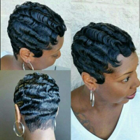 Black Hair Finger Waves Hairstyles