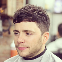 Men's Wavy Hairstyle Short