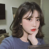 Korean Short Hair Curly Hairstyle