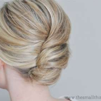 French Knot Hairstyle Short Hair