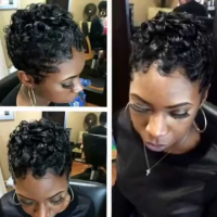 Finger Wave Hairstyles For Short Black Hair