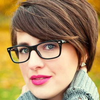 Short Hairstyles That Suit Glasses