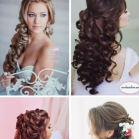 Elegant Curly Wedding Hairstyles For Long Hair