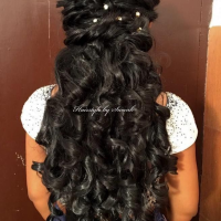 Reception Hairstyle For Long Hair