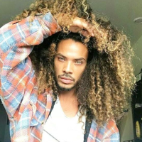 Black Male Long Curly Hairstyles