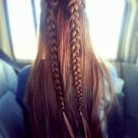 Half Braided Hairstyles Tumblr