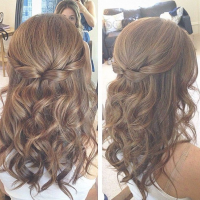 Wedding Hairstyles For Thin Curly Hair