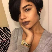 Short Hairstyles For Thick Black Hair