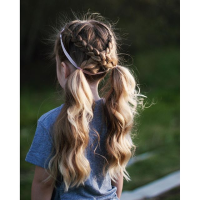 Long Hair Cute Softball Hairstyles