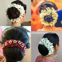 Indian Wedding Bun Hairstyle