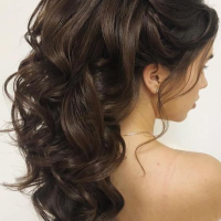 Bridal Hairstyles Long Curly Hair