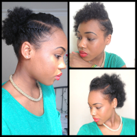 Transition Hairstyles For Short Natural Hair