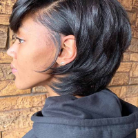 Shoulder Length Flat Iron Hairstyles For Black Medium Hair