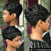 Pixie Short Black Hairstyles