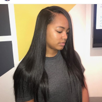 Straight Black Weave Hairstyles