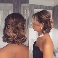 Half Up Hairstyles For Weddings Short Hair