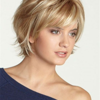 Short Hairstyles With Long Bangs And Layers