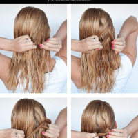 Easy Wet Hairstyles