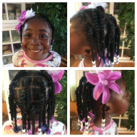 Natural Hairstyles With Barrettes