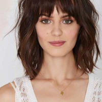 Short And Medium Hairstyles With Bangs