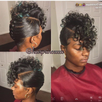 Black African American Updo Hairstyles