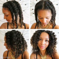 Curly Transitioning Hairstyles