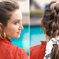 3-Strand Pull-Thru Braid | DIY Easy Hairstyles